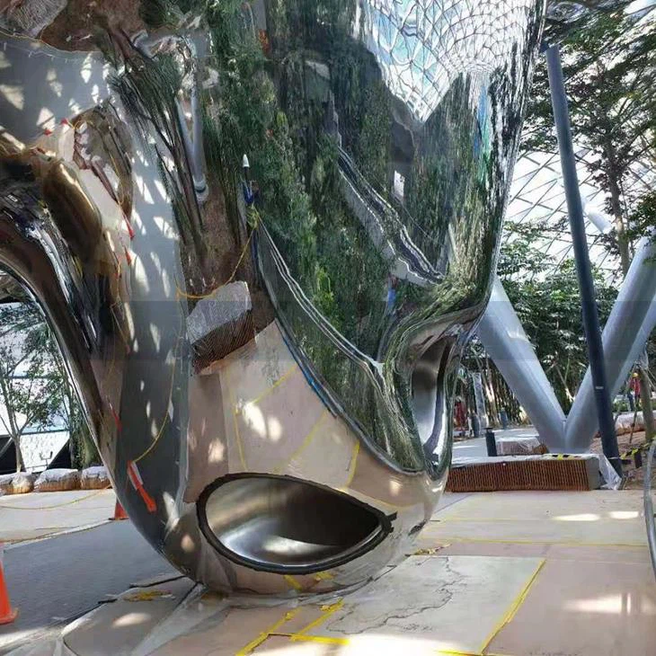 high polished sculpture