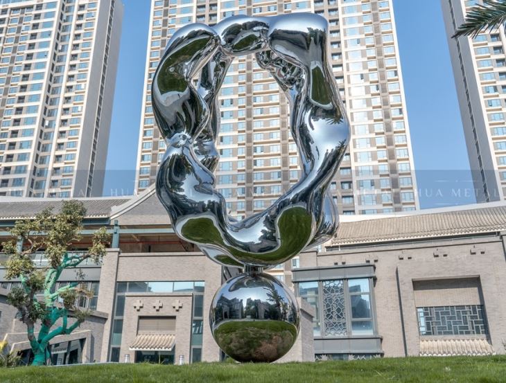 Stainless Steel Symbol Sculpture